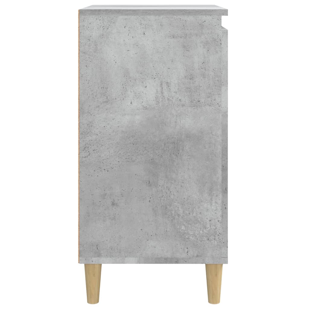 Comodini 2 pz Grigio Cemento 40x35x70 cm in Legno Multistrato 819637