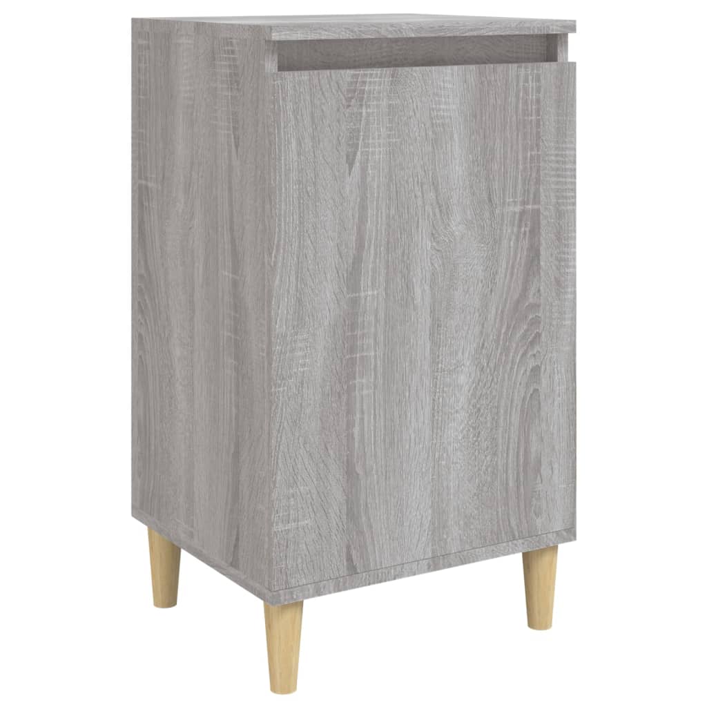 Comodino Grigio Sonoma 40x35x70 cm in Legno Multistrato 819640