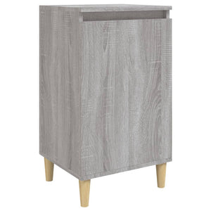 Comodino Grigio Sonoma 40x35x70 cm in Legno Multistrato 819640