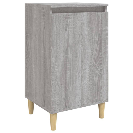 Comodino Grigio Sonoma 40x35x70 cm in Legno Multistrato 819640