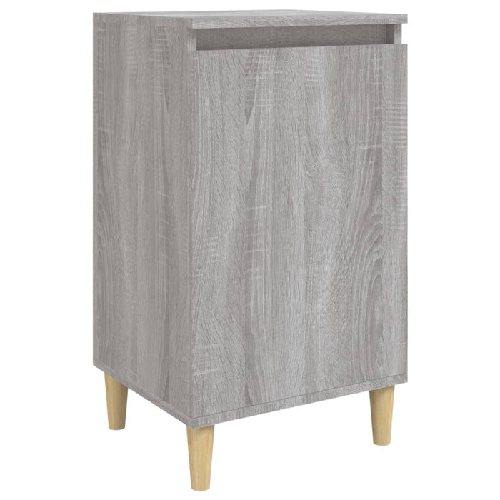 Comodino Grigio Sonoma 40x35x70 cm in Legno Multistrato 819640