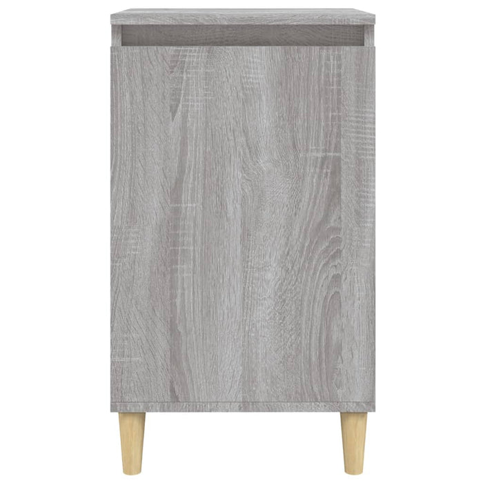 Comodino Grigio Sonoma 40x35x70 cm in Legno Multistrato 819640