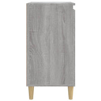 Comodino Grigio Sonoma 40x35x70 cm in Legno Multistrato 819640