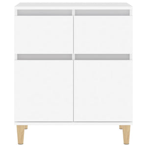 Credenza-Buffet-Armadio da cucina Bianca 60x35x70 cm in Legno Multistrato 157530