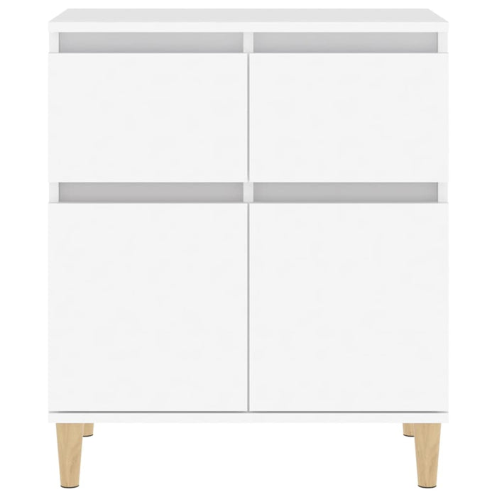 Credenza-Buffet-Armadio da cucina Bianca 60x35x70 cm in Legno Multistrato 157530