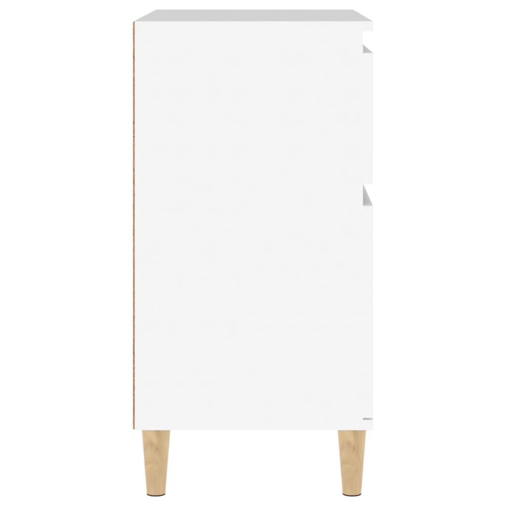 Credenza-Buffet-Armadio da cucina Bianca 60x35x70 cm in Legno Multistrato 157530