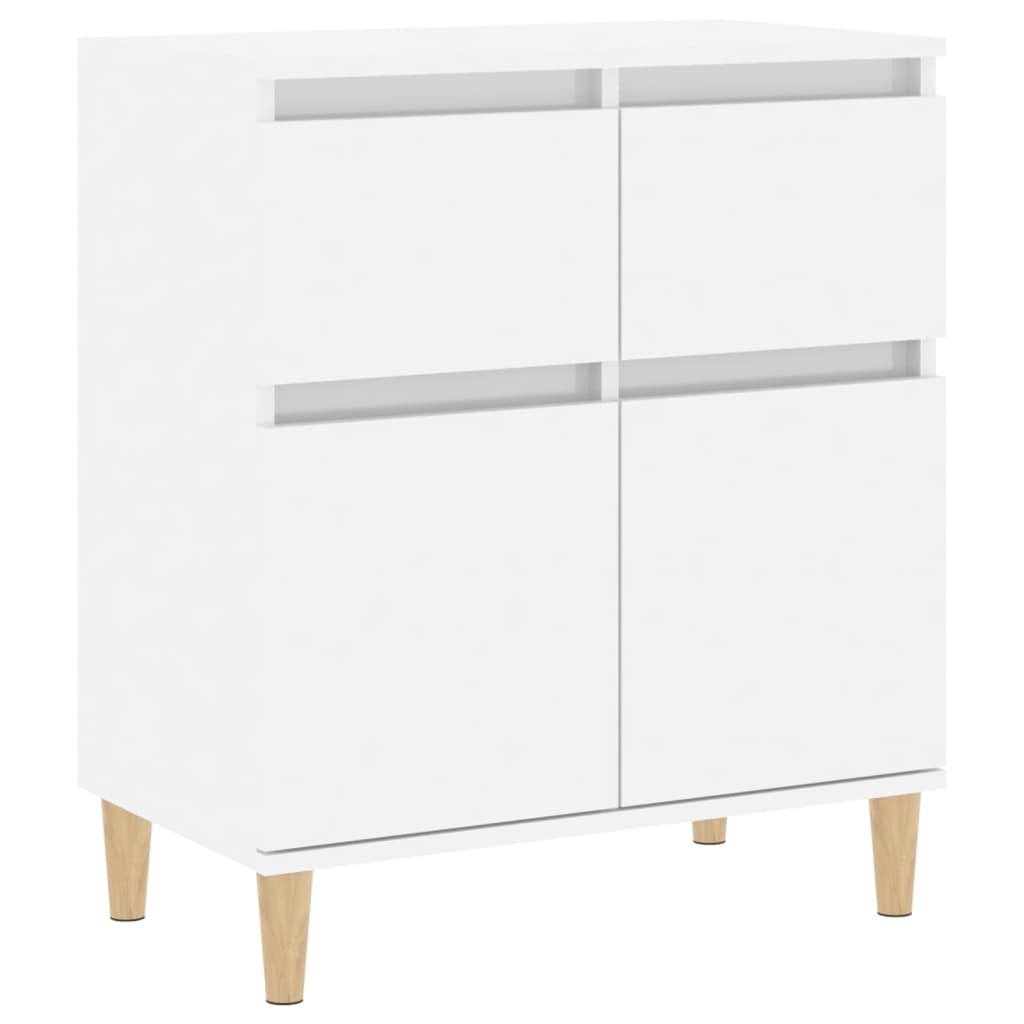Credenza Bianco Lucido 60x35x70 cm in Legno Multistratocod mxl 102297