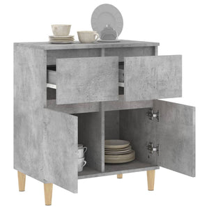 Credenza Grigio Cemento 60x35x70 cm in Legno Multistrato 819680