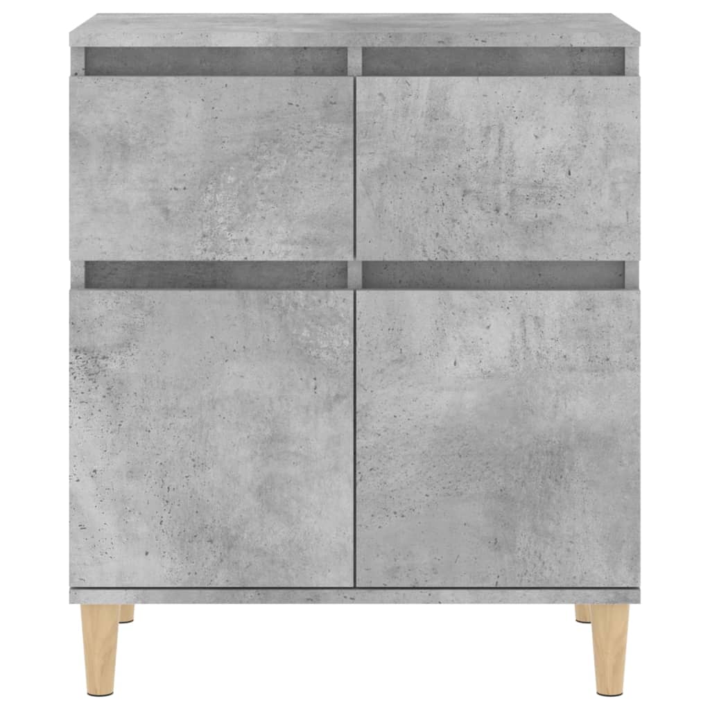 Credenza Grigio Cemento 60x35x70 cm in Legno Multistrato 819680