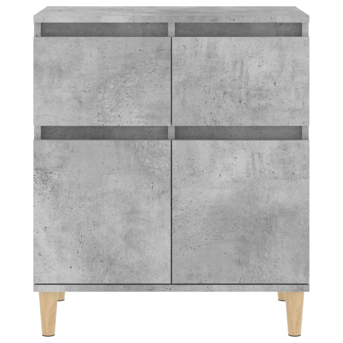Credenza Grigio Cemento 60x35x70 cm in Legno Multistrato 819680