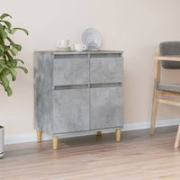 Credenza Grigio Cemento 60x35x70 cm in Legno Multistrato 819680