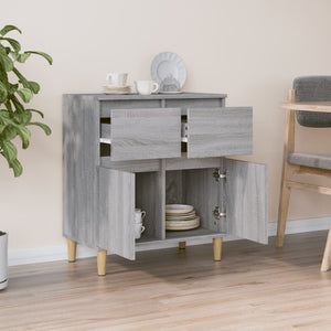 Credenza Grigio Sonoma 60x35x70 cm in Legno Multistrato 819682