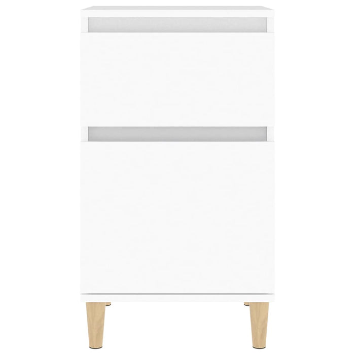 Comodini 2pz Bianchi 40x35x70 cm 819693