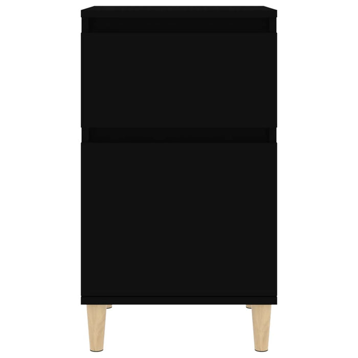 Comodino Nero 40x35x70 cm