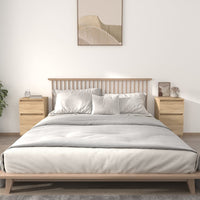 Comodini 2pz-Set di 2 Tavolino da notte Rovere Sonoma 40x35x70 cm