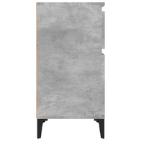 Comodini 2 pz Grigio Cemento 40x35x70 cm 819717