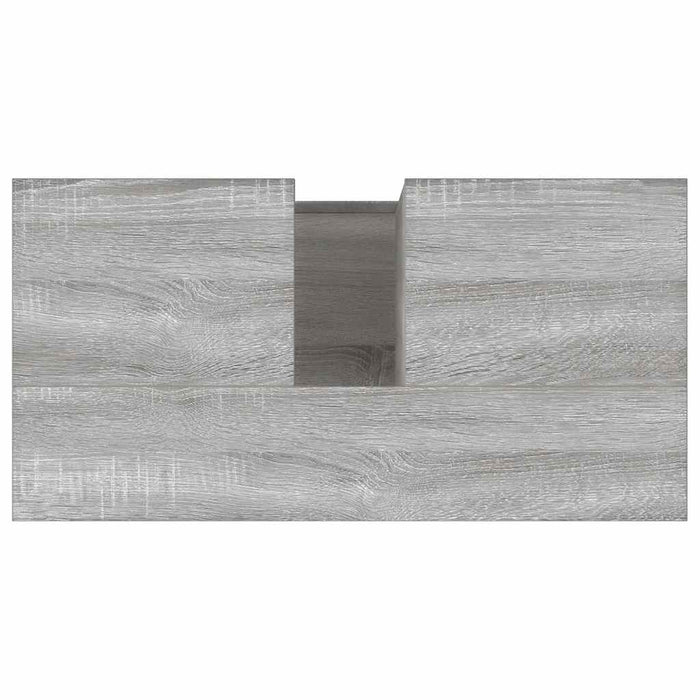 Armadietto Bagno Grigio Sonoma 65x33x60 cm in Legno Multistrato