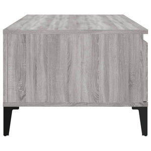 Tavolino Salotto Grigio Sonoma 90x50x36,5 cm Legno Multistrato