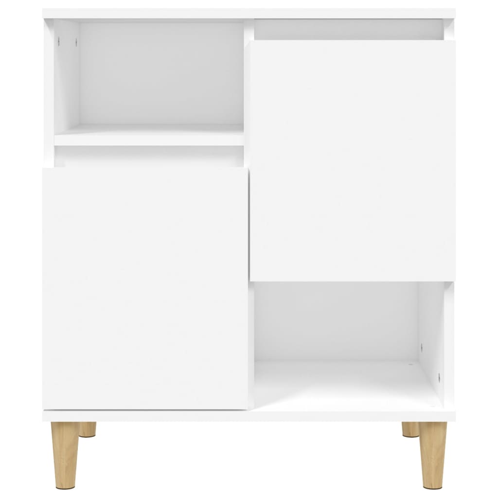 Credenza-Buffet-Armadio da cucina Bianca 60x35x70 cm in Legno Multistrato 261275