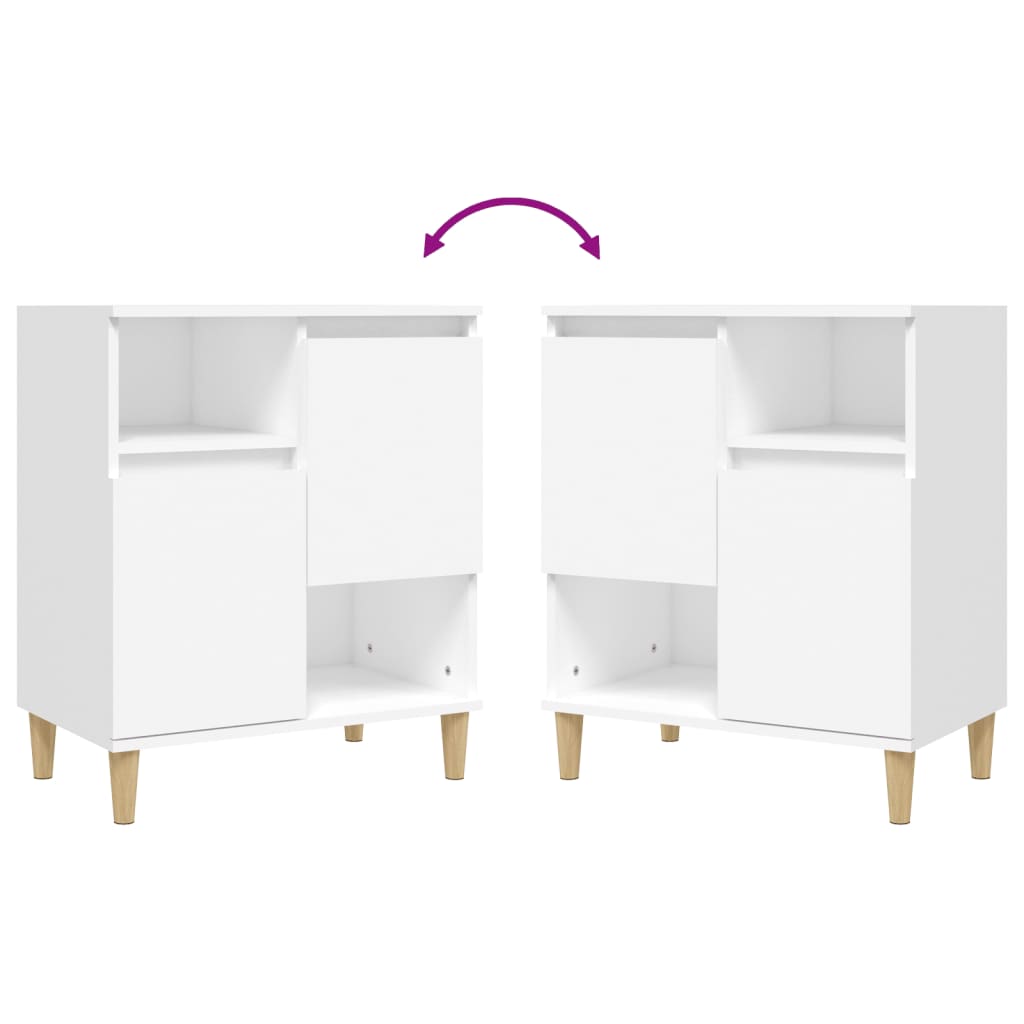 Credenza Bianca 60x35x70 cm in Legno Multistrato 821140