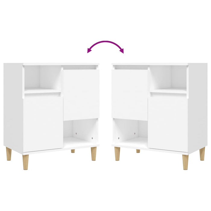 Credenza Bianca 60x35x70 cm in Legno Multistrato 821140