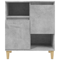 Credenza cassettiera mobile contenitore organizer cucina soggiorno salotto 60 x 35 x 70 cm legno ingegnerizzato grigio 02_0031983
