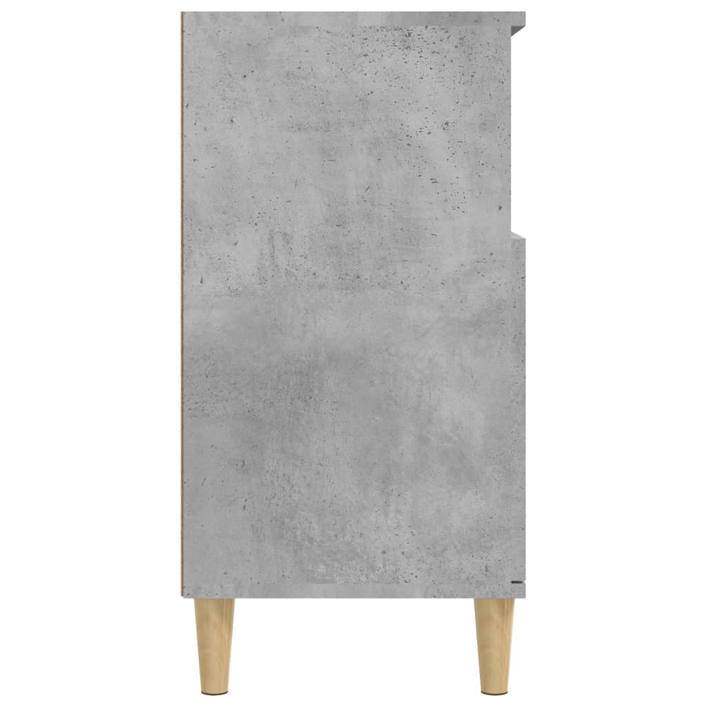 Credenza cassettiera mobile contenitore organizer cucina soggiorno salotto 60 x 35 x 70 cm legno ingegnerizzato grigio 02_0031983