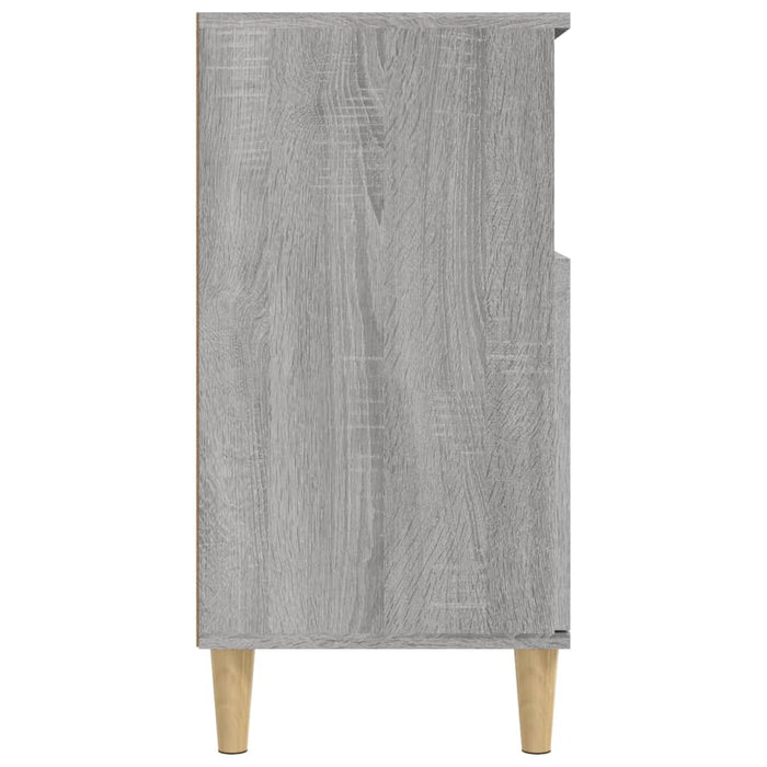 Credenza Grigio Sonoma 60x35x70 cm in Legno Multistrato 821146