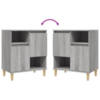 Credenza Grigio Sonoma 60x35x70 cm in Legno Multistrato 821146