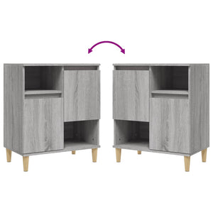 Credenza Grigio Sonoma 60x35x70 cm in Legno Multistrato 821146