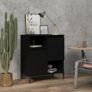 Credenza Nero 60x35x70 cm in Legno Multistratocod mxl 126264