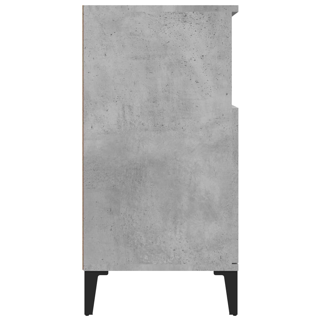 Credenza Grigio Cemento 60x35x70 cm in Legno Multistrato 821152