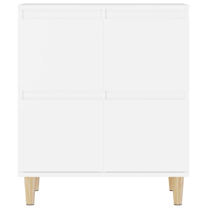 Credenza-Buffet-Armadio da cucina Bianca 60x35x70 cm in Legno Multistrato 110372