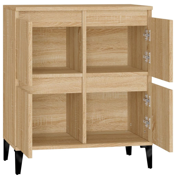 Credenza-Buffet-Armadio da cucina Rovere Sonoma 60x35x70 cm in Legno Multistrato 925281