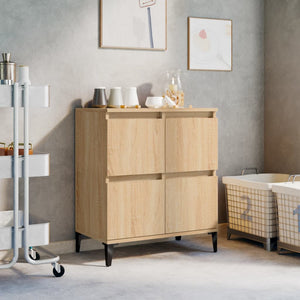 Credenza-Buffet-Armadio da cucina Rovere Sonoma 60x35x70 cm in Legno Multistrato 925281