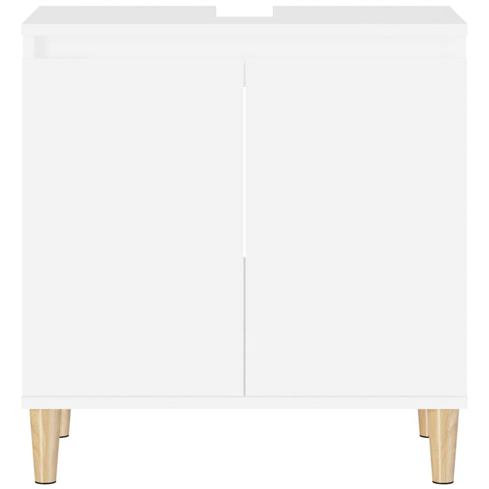 Mobile Lavabo Bianco 58x33x60 cm in Legno Multistrato 821252