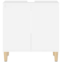 Mobile lavabo sotto il lavabo del bagno 58 x 33 x 60 cm multistrato bianco 02_0006805