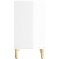 Mobile Lavabo Bianco Lucido 58x33x60 cm in Legno Multistrato 821254