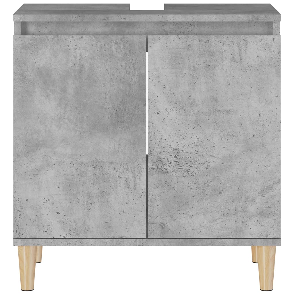 Mobile lavello 58 x 33 x 60 cm multistrato grigio 02_0006835