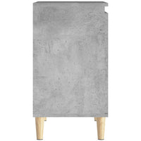 Mobile Lavabo Grigio Cemento 58x33x60 cm in Legno Multistrato 821256