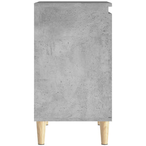 Mobile Lavabo-Armadietto da bagno Grigio Cemento 58x33x60 cm in Legno Multistrato 284978