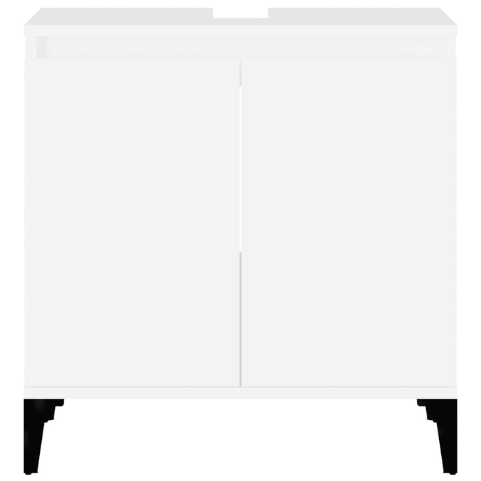 Mobile Lavabo Bianco 58x33x60 cm in Legno Multistrato 821260