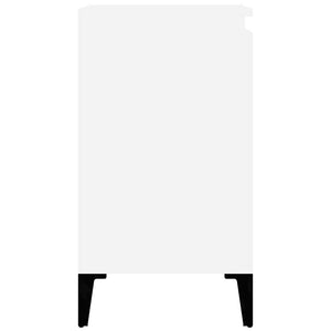 Mobile Lavabo-Armadietto da bagno Bianco 58x33x60 cm in Legno Multistrato