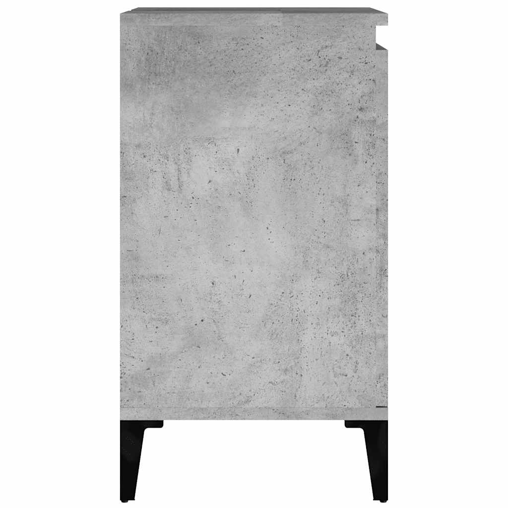 Mobile Lavabo-Armadietto da bagno Grigio Cemento 58x33x60 cm in Legno Multistrato 759726
