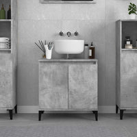 Mobile Lavabo Grigio Cemento 58x33x60 cm in Legno Multistrato 821264