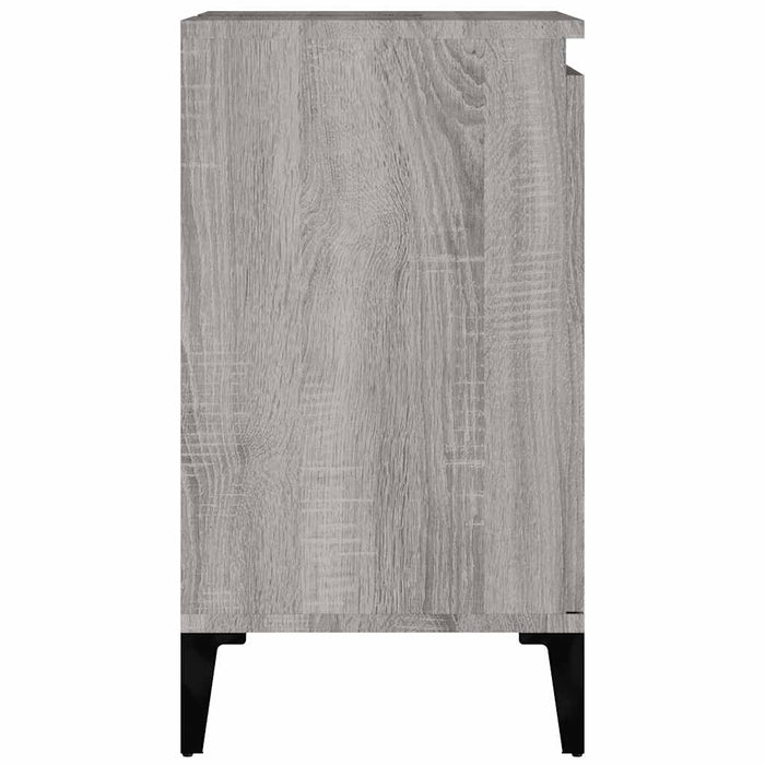 Mobile Lavabo-Armadietto da bagno Grigio Sonoma 58x33x60 cm in Legno Multistrato 248712