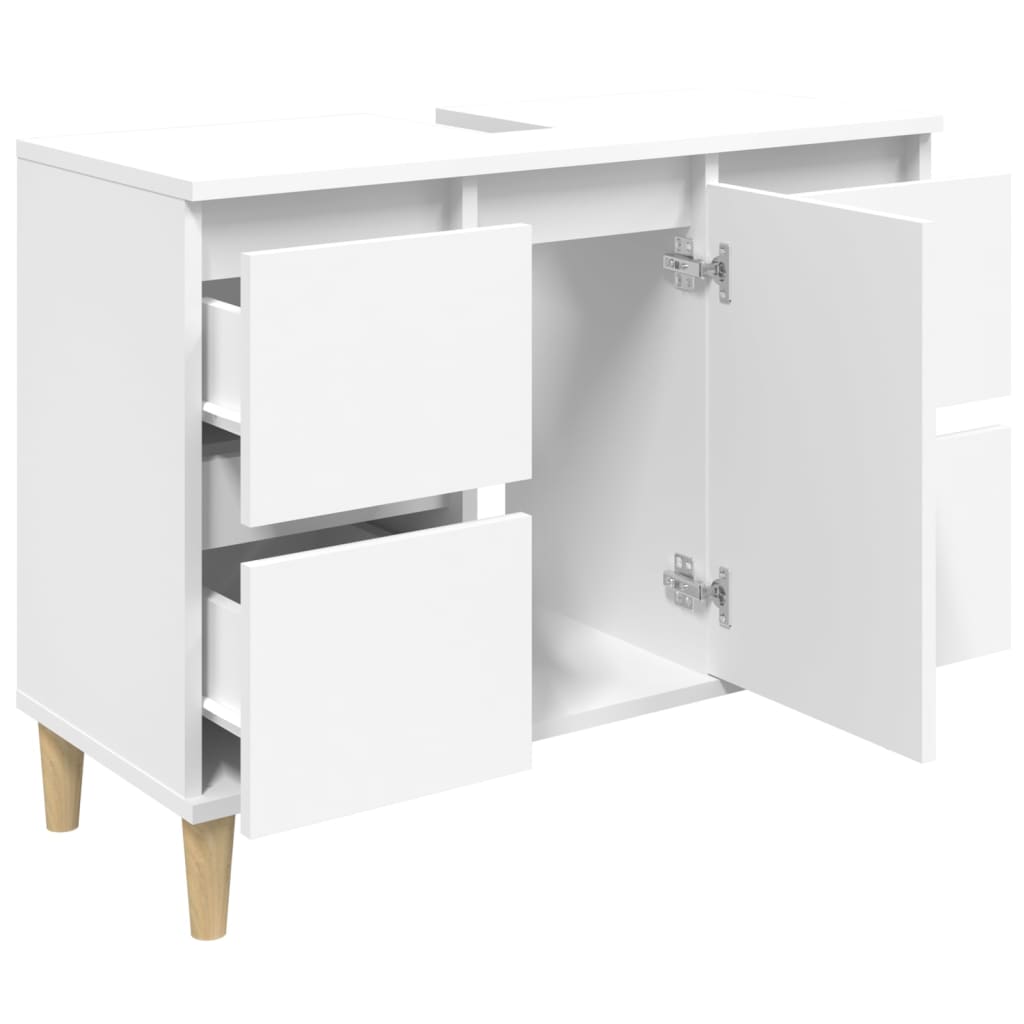 Mobile lavabo sottolavabo 80 x 33 x 60 cm multistrato bianco 02_0006807