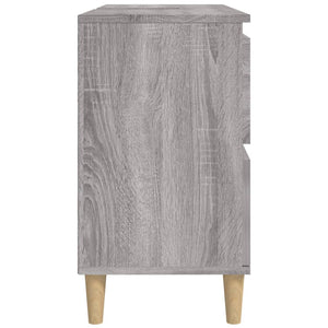 Mobile Lavabo Grigio Sonoma 80x33x60 cm in Legno Multistrato 821274