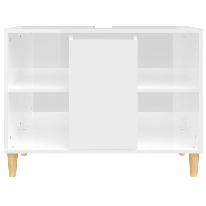 Mobile portalavabo 80 x 33 x 60 cm multistrato bianco lucido 02_0006814