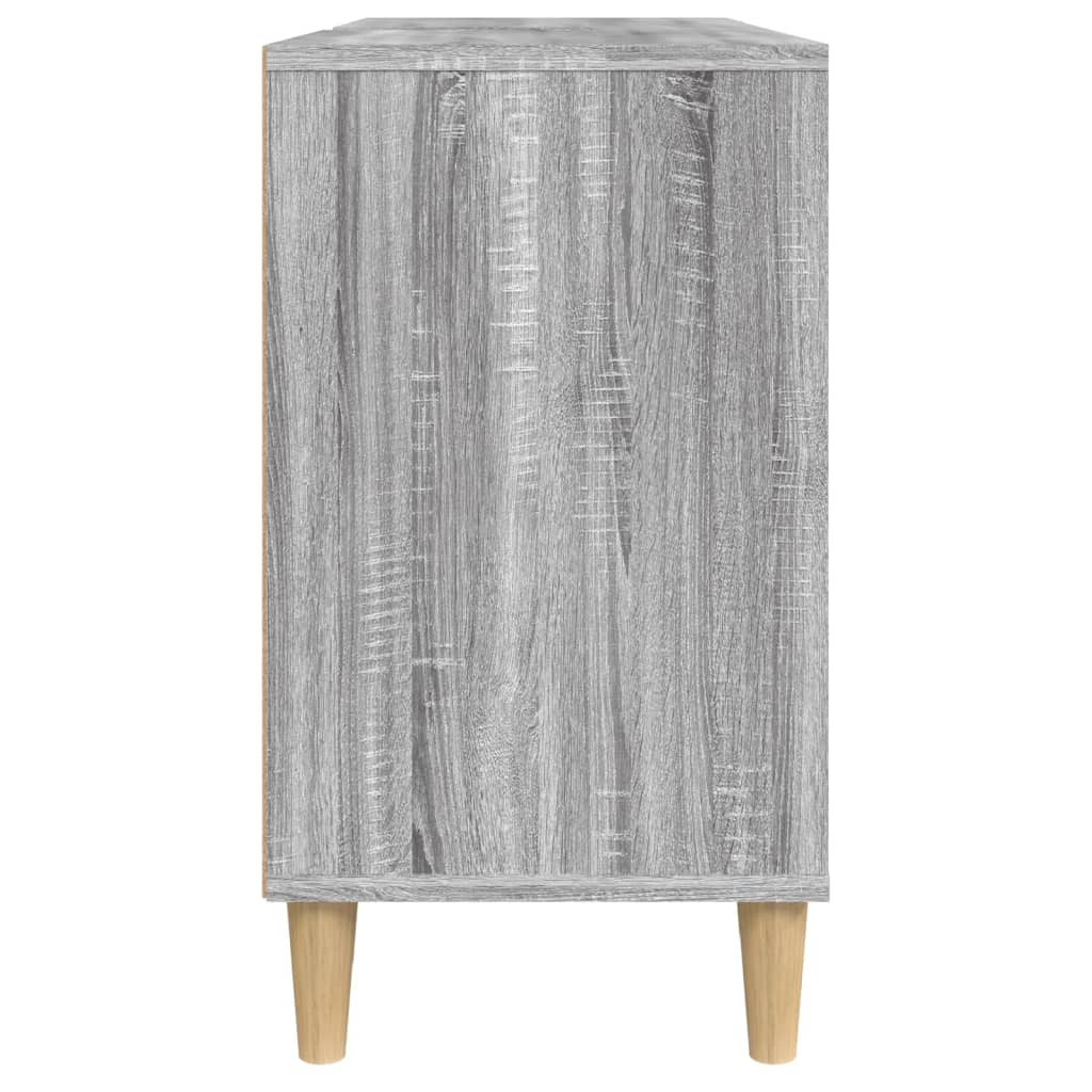 Mobile Lavabo Grigio Sonoma 80x33x60 cm in Legno Multistrato 821290